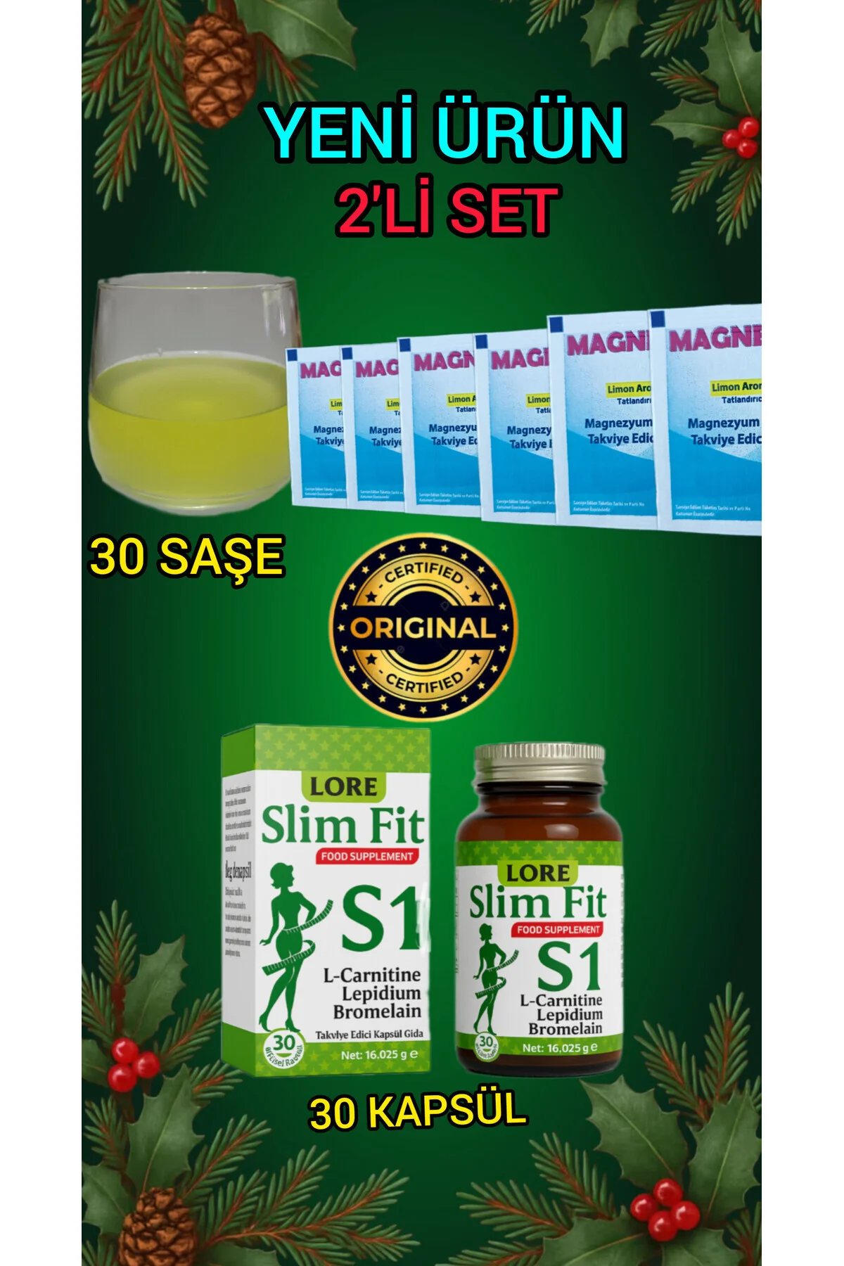 MAGNELEq 30 SAŞE + LORE SLİM FİT S1 30KP