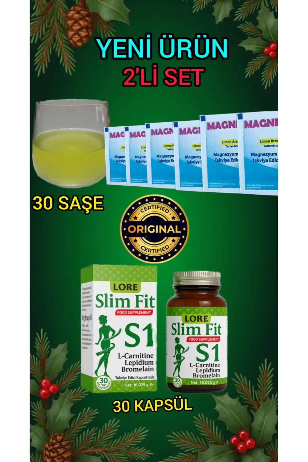 MAGNELEq 30 SAŞE + LORE SLİM FİT S1 30KP
