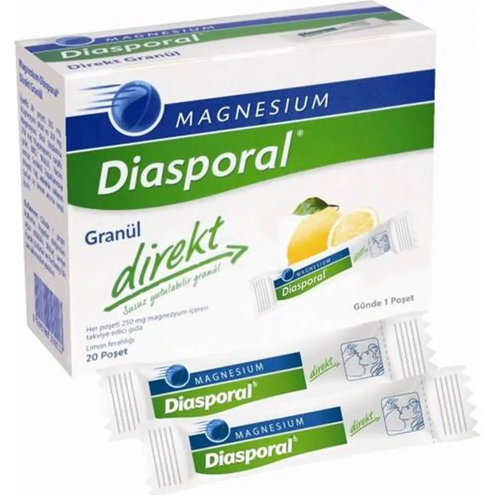 Magnesium Diasporal Direkt Granül 20 Poşet 8699708190117