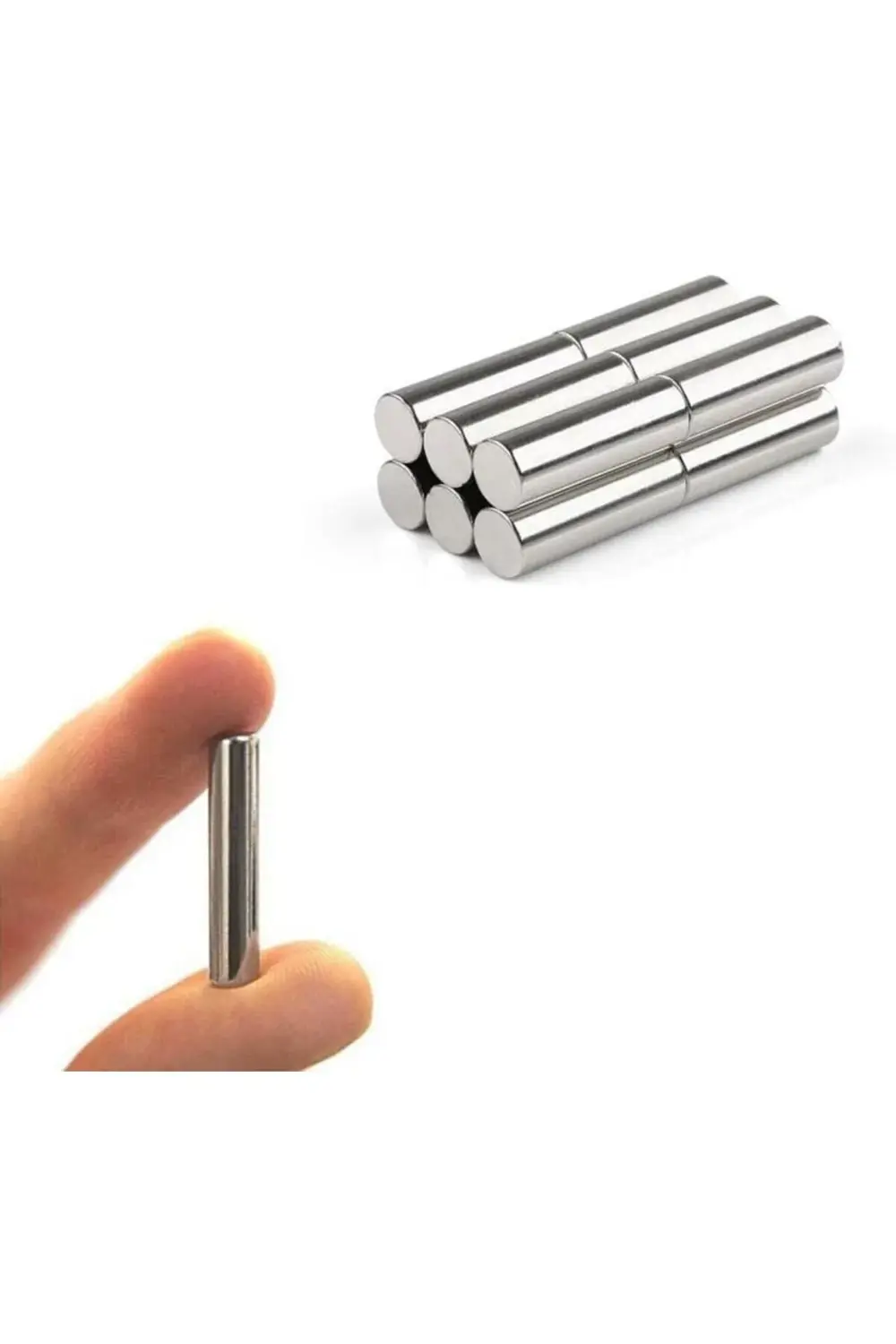 Magneteksan Ø5x25 mm Silindir Mıknatıs (10 Adet) 1155328