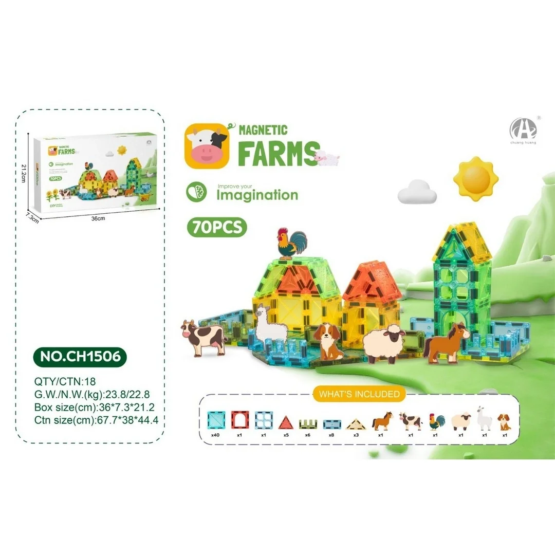 Magnetic Blok 5.5 cm 70 Parça Fiyatı, Yorumları ve Özellikleri