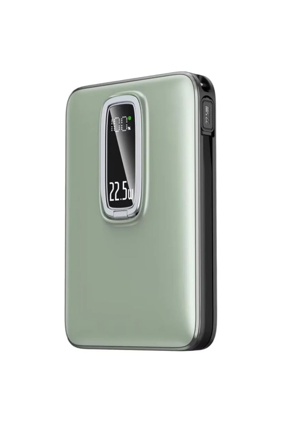 Magnetic Power Bank, 5000mAh Kablosuz Hızlı Şarj, LED Gösterge Ek