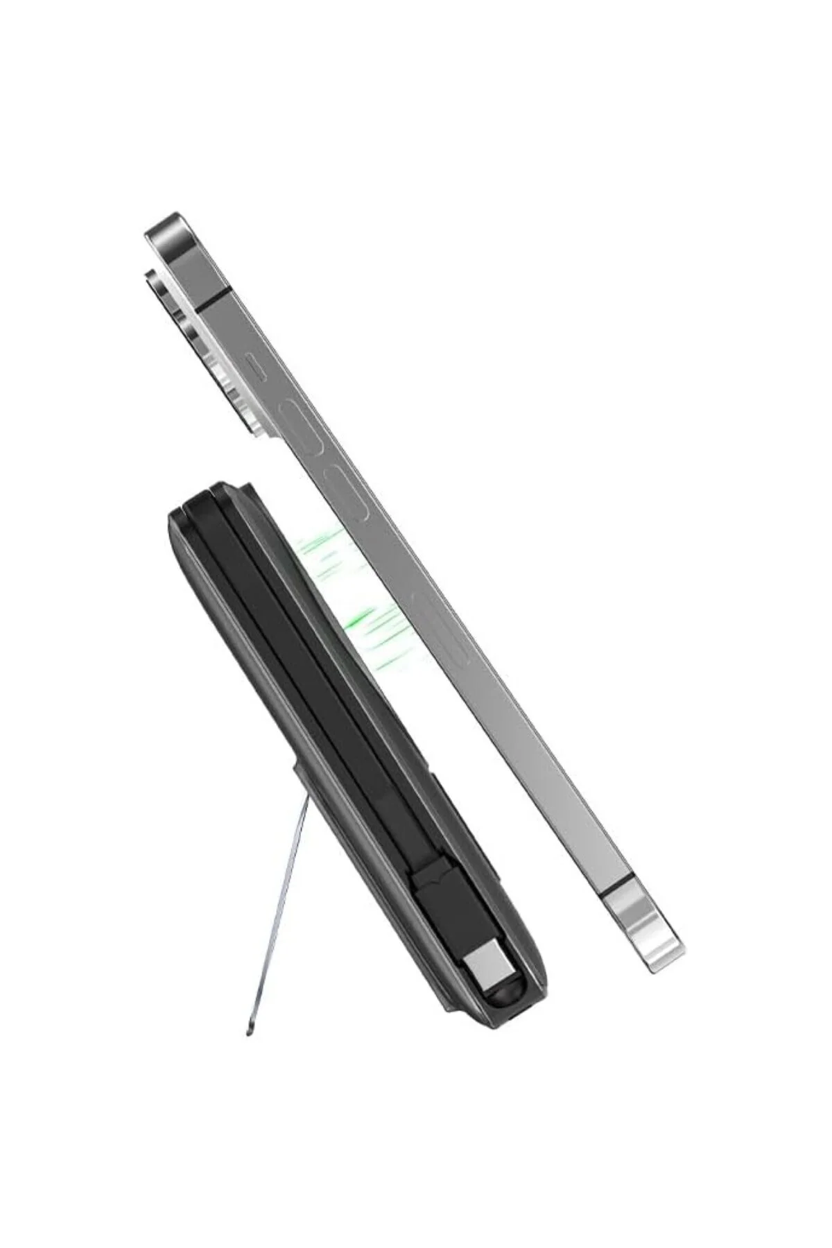 Magnetic Power Bank, 5000mAh Kablosuz Hızlı Şarj, LED Gösterge Ek