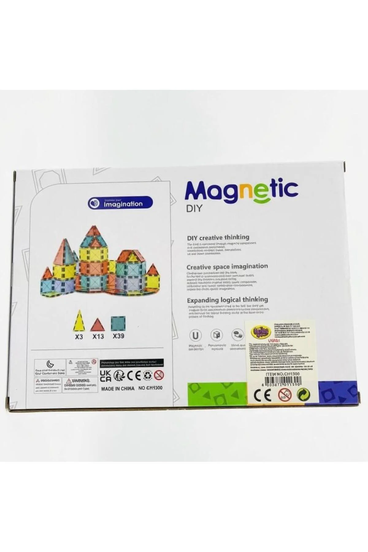 03-CH1300 5,5 CM MANYETİK BLOKLAR 55 PCS