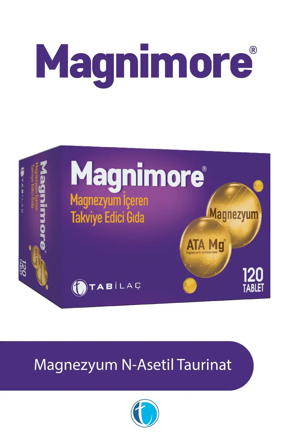 Magnezyum 120 Tablet N-Asetil Taurinat