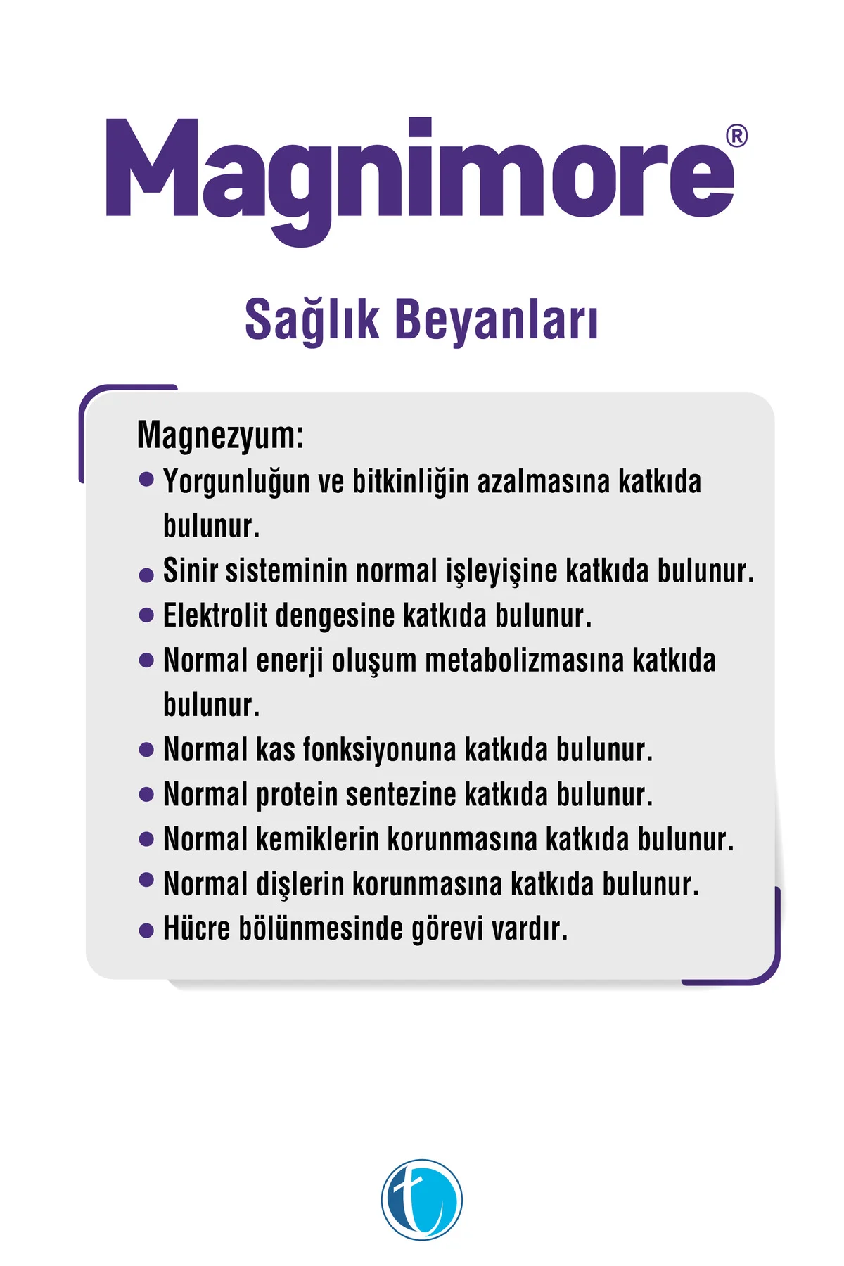 Magnezyum 120 Tablet N-Asetil Taurinat