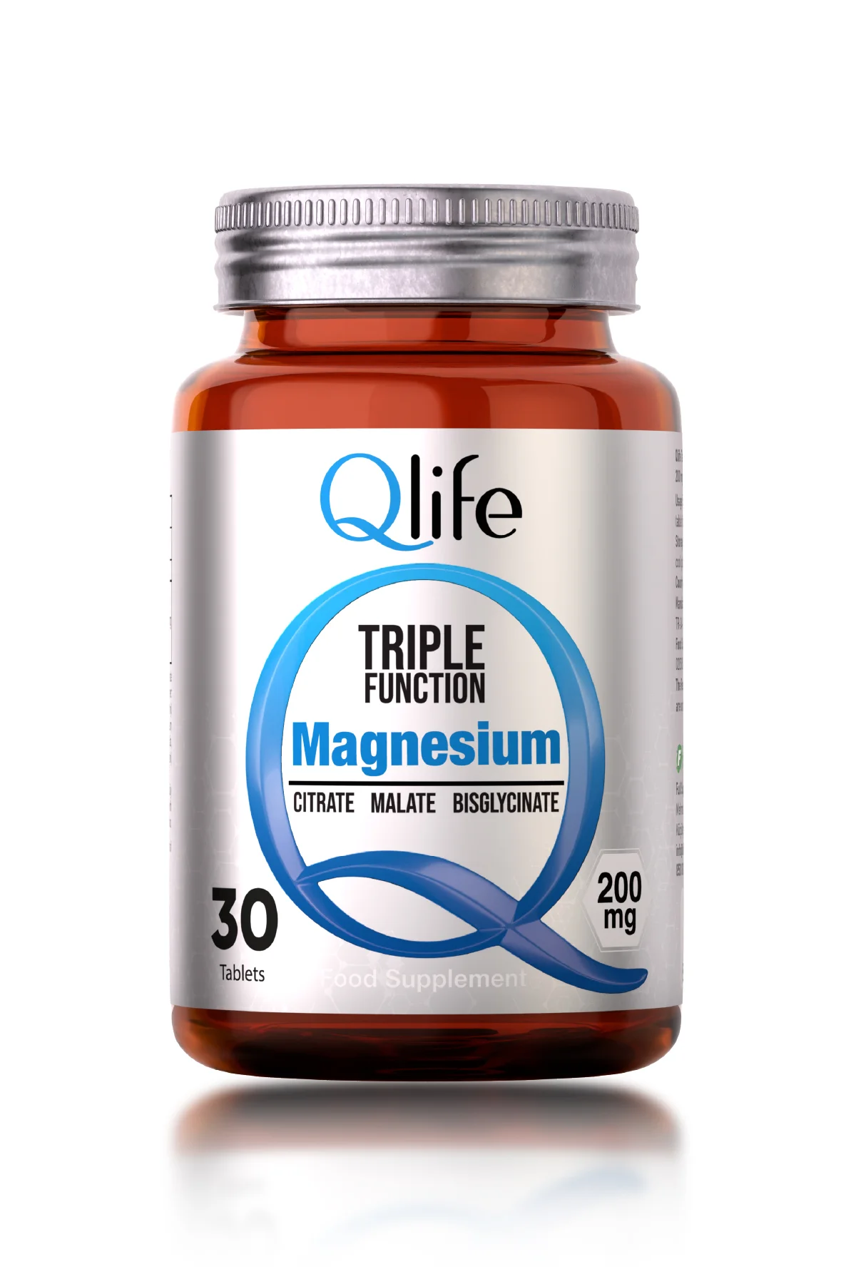 Magnezyum Triple Function Sitrat ve Malat ve Bisglisinat 30 Tablet