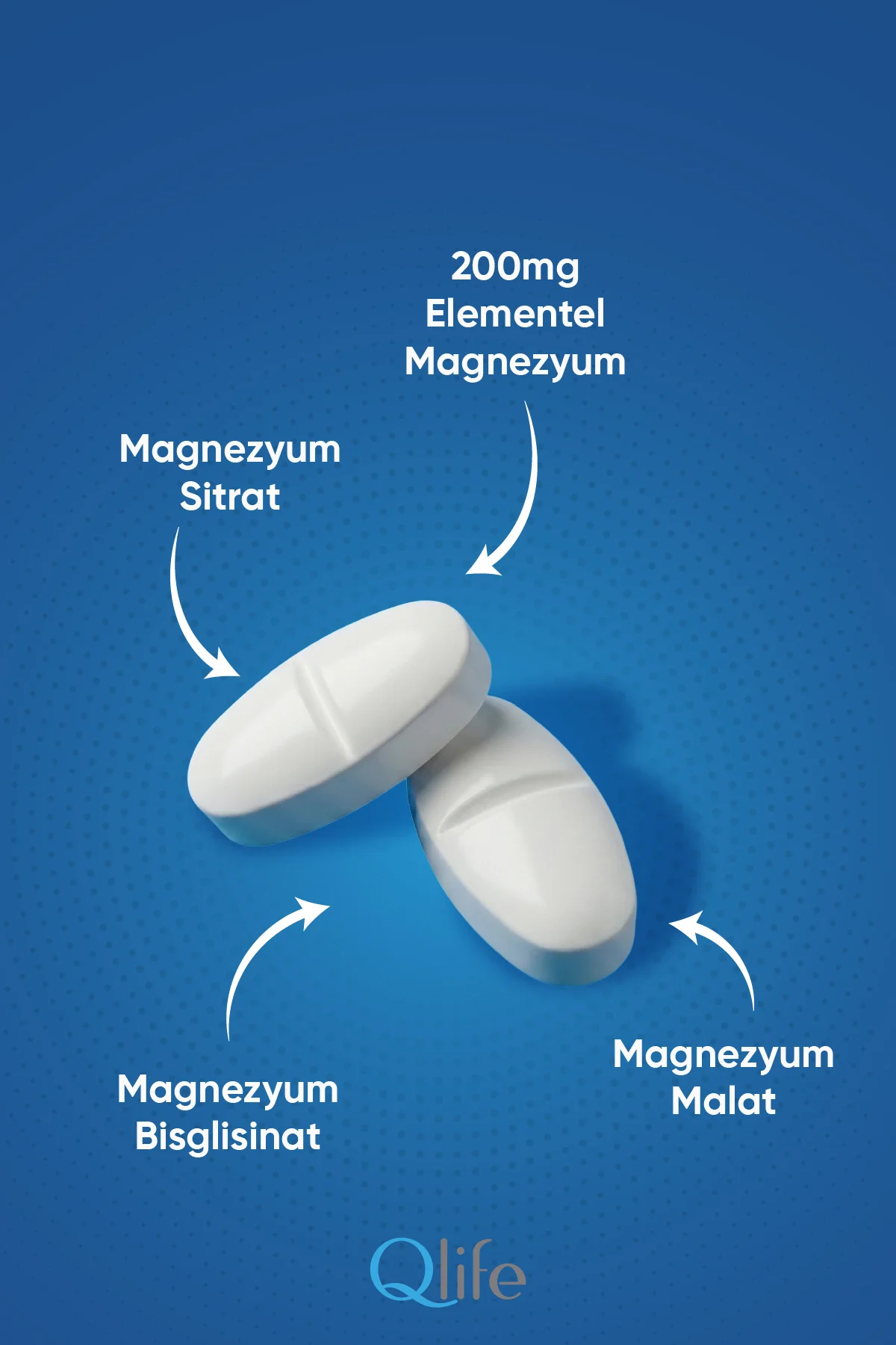 Magnezyum Triple Function Sitrat ve Malat ve Bisglisinat 30 Tablet
