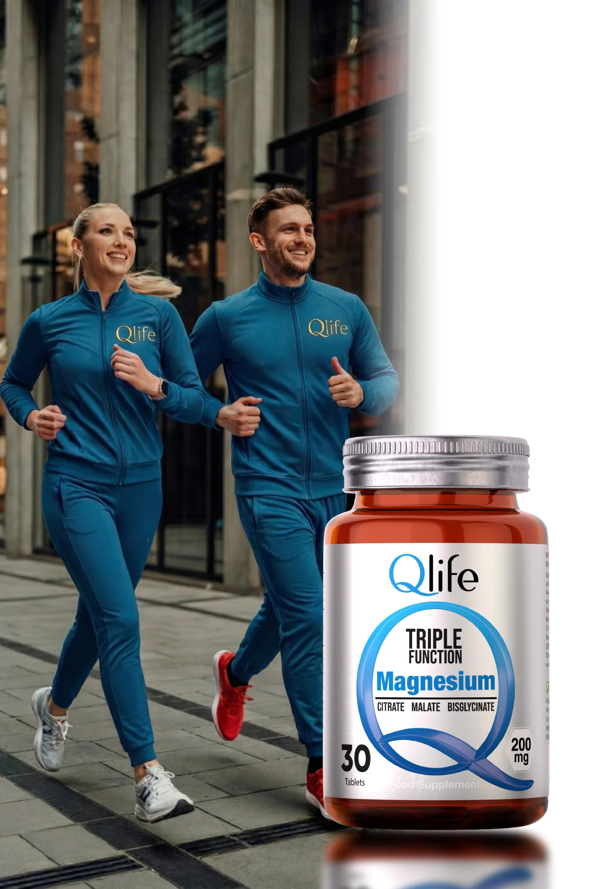 Magnezyum Triple Function Sitrat ve Malat ve Bisglisinat 30 Tablet