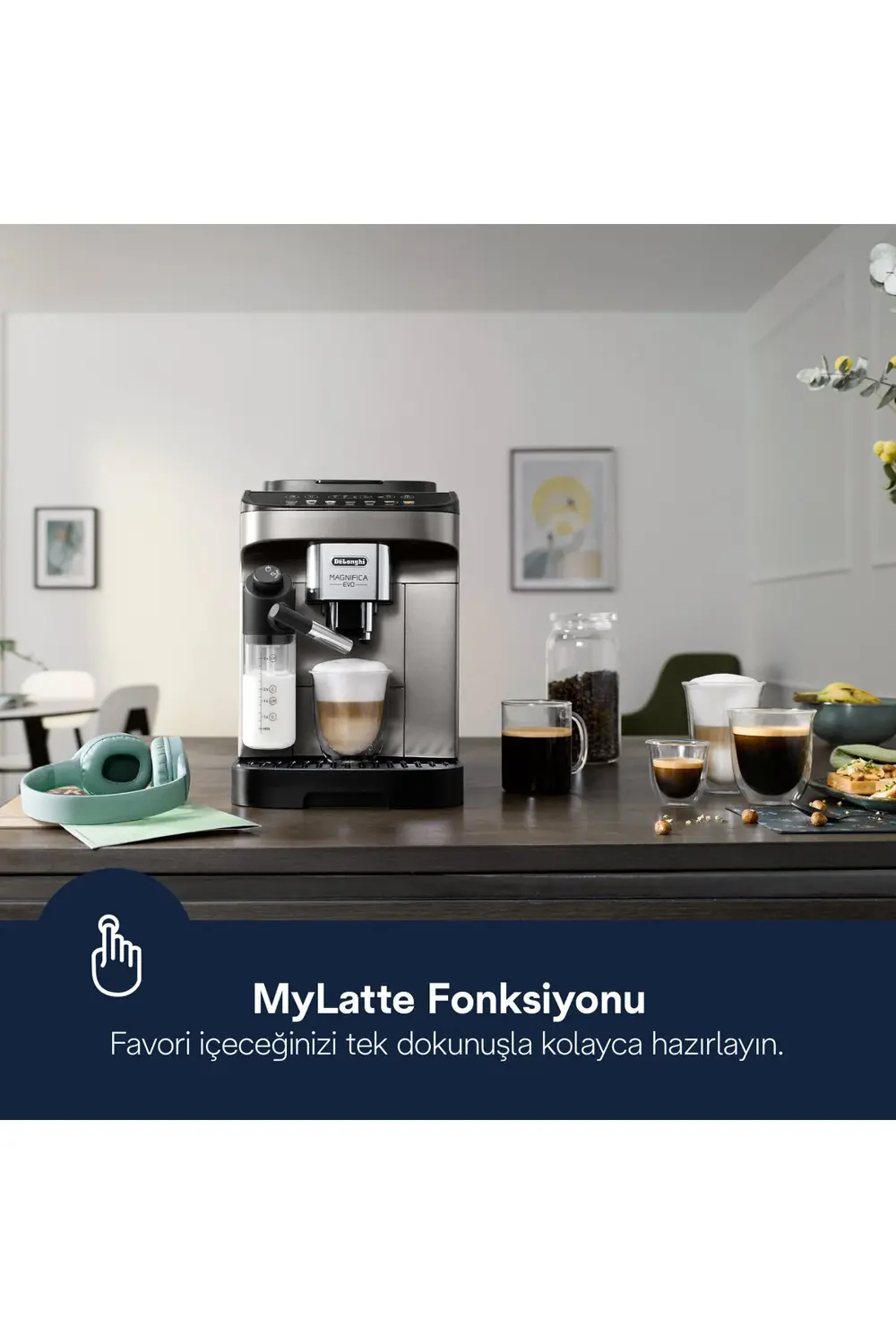 Delonghi Magnifica Evo, Ecam290.81.Tb Tam Otomatik Espresso Kahve Makinesi