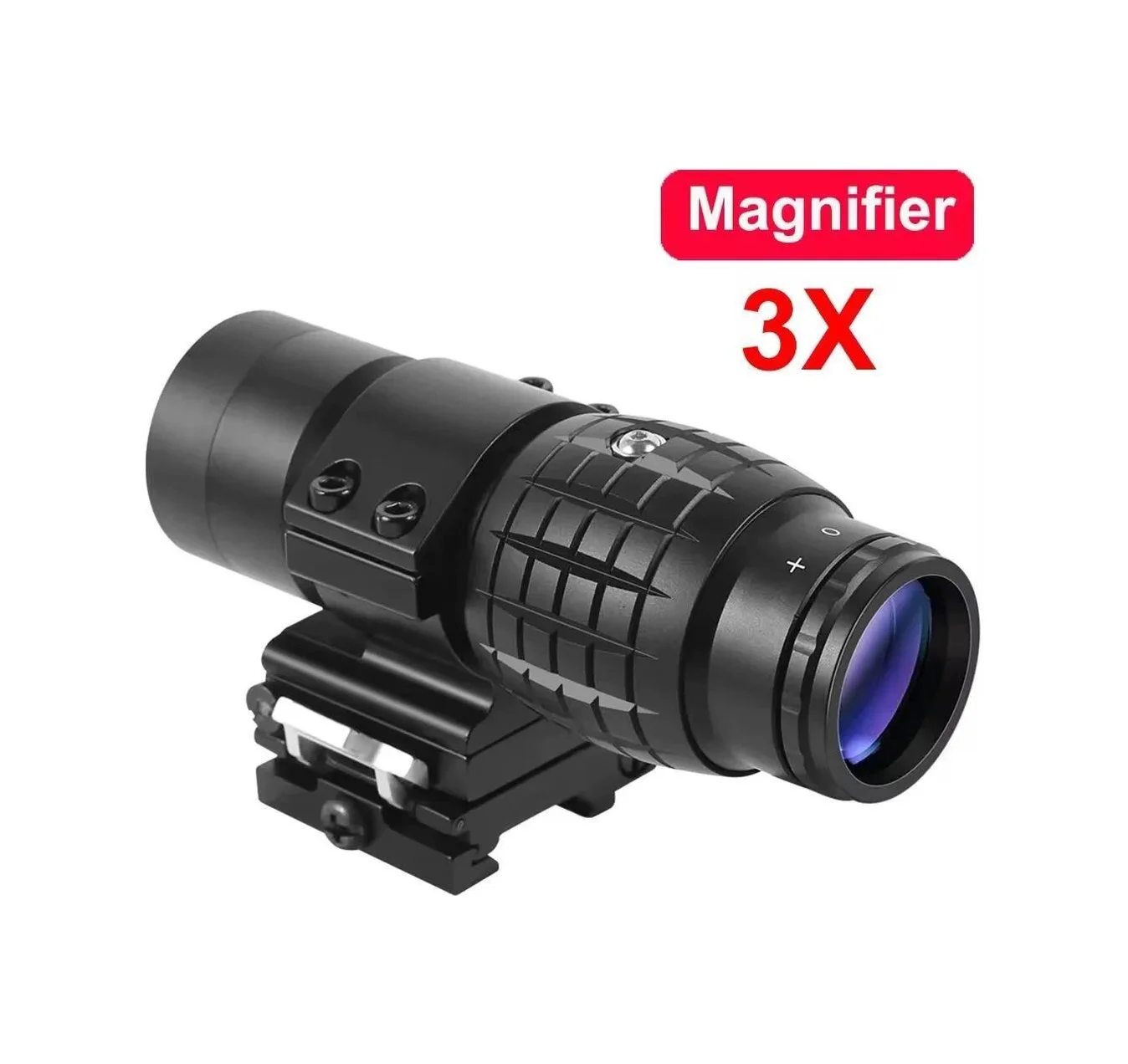 Magnifier 3x Yakınlaştırmalı Dürbün - 22mm Ray Uyumlu, Katlanır Yaylı Ayaklı Lisinya Diğer