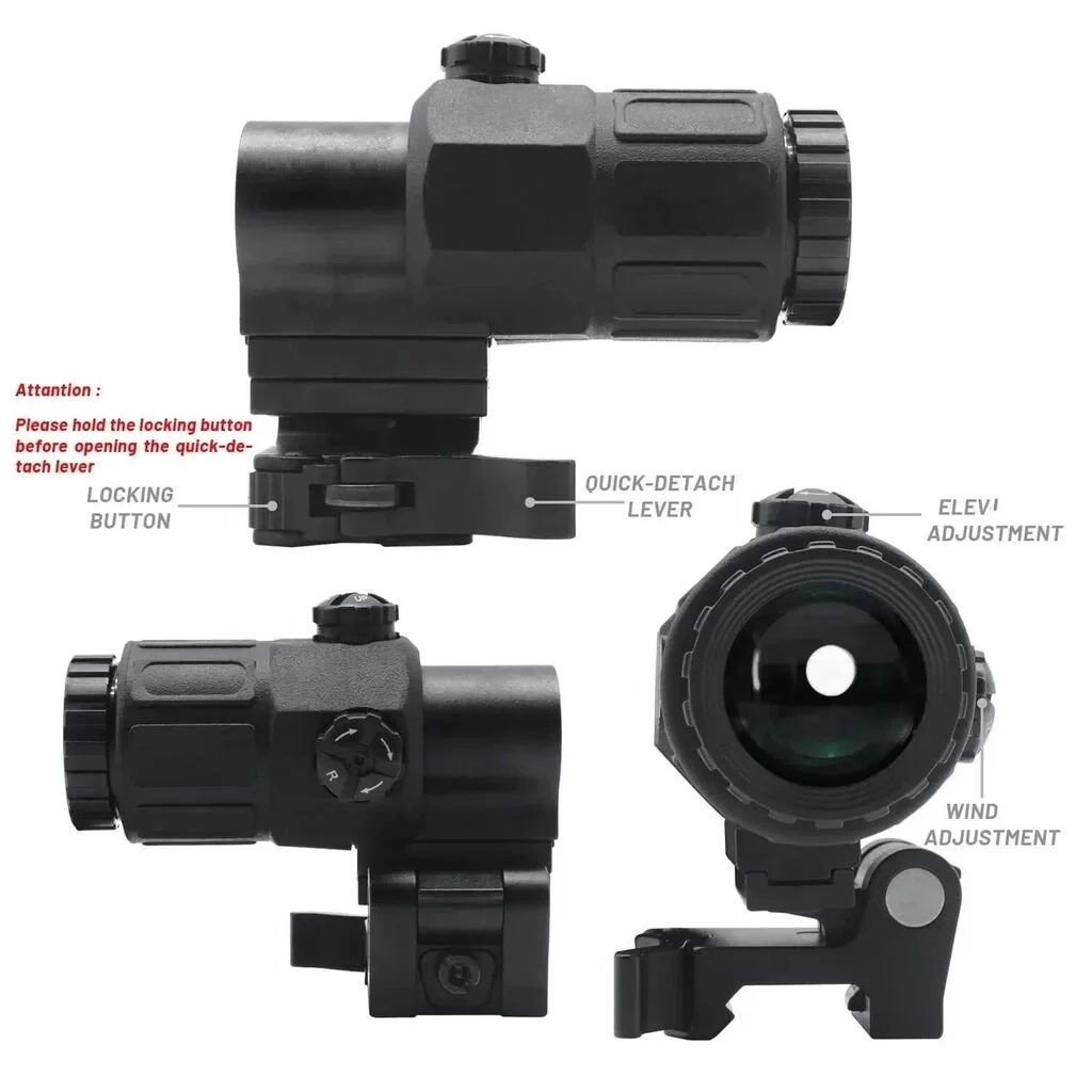 Magnifier 5x Yakınlaştırmalı Dürbün 22mm Ray Uyumlu, Katlanır Yaylı Ayaklı Fiyatı, Yorumları ve Özellikleri