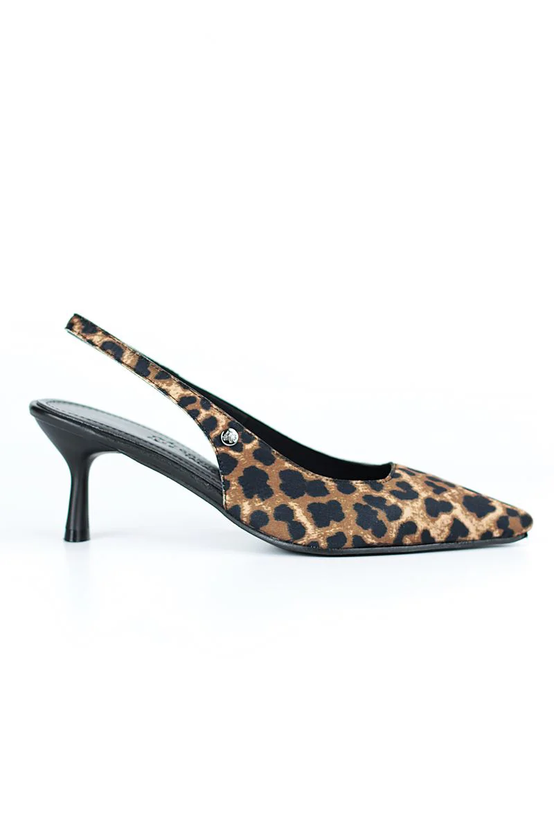 Magnolia Kadın Topuklu Ayakkabı – Orta Topuk, İnce Topuk, Slingback, Leopar Desen Fiyatı, Yorumları ve Özellikleri