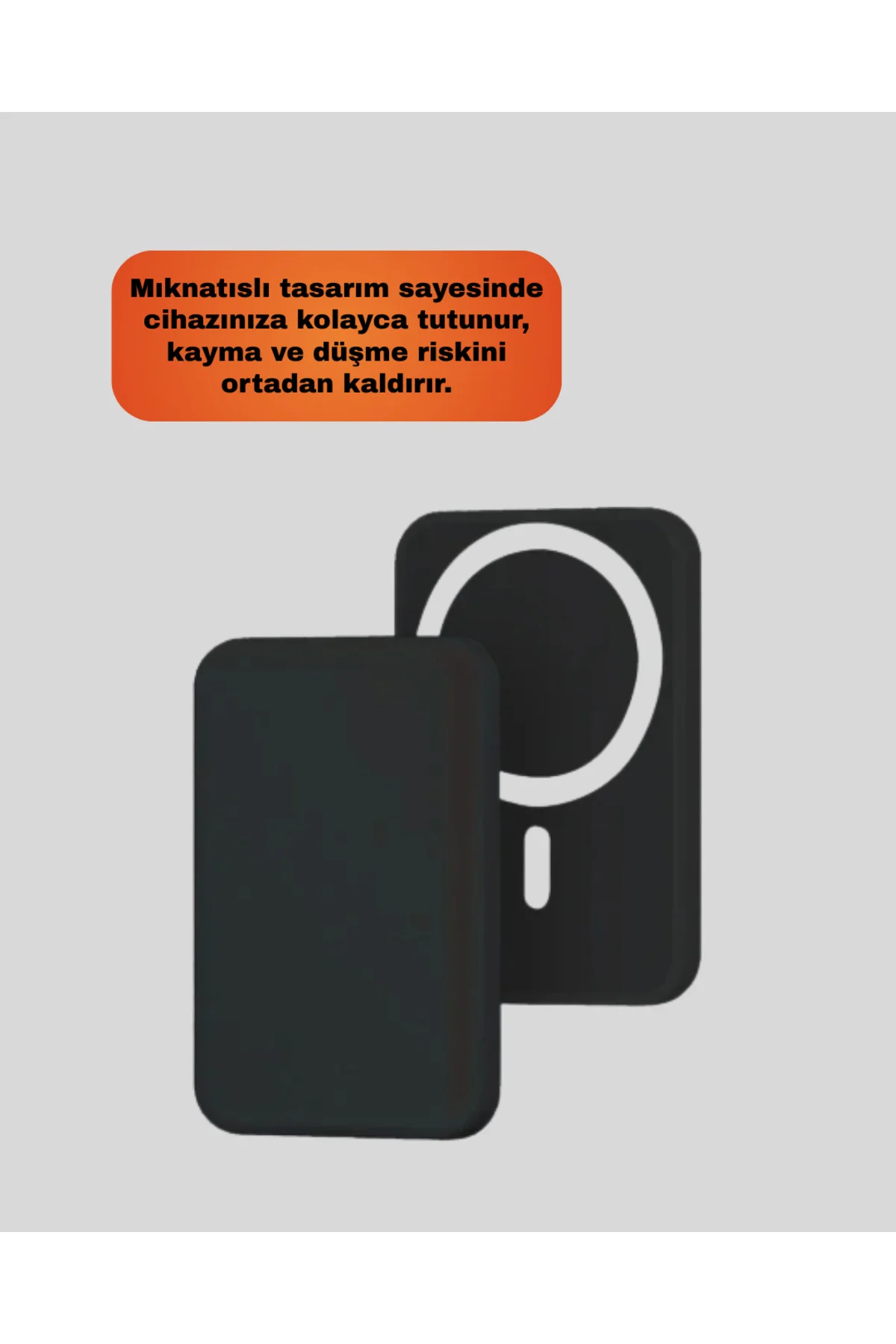 MagSafe Araç Telefon Tutucu 15W Hızlı Şarj Type-C Girişli - Lisin