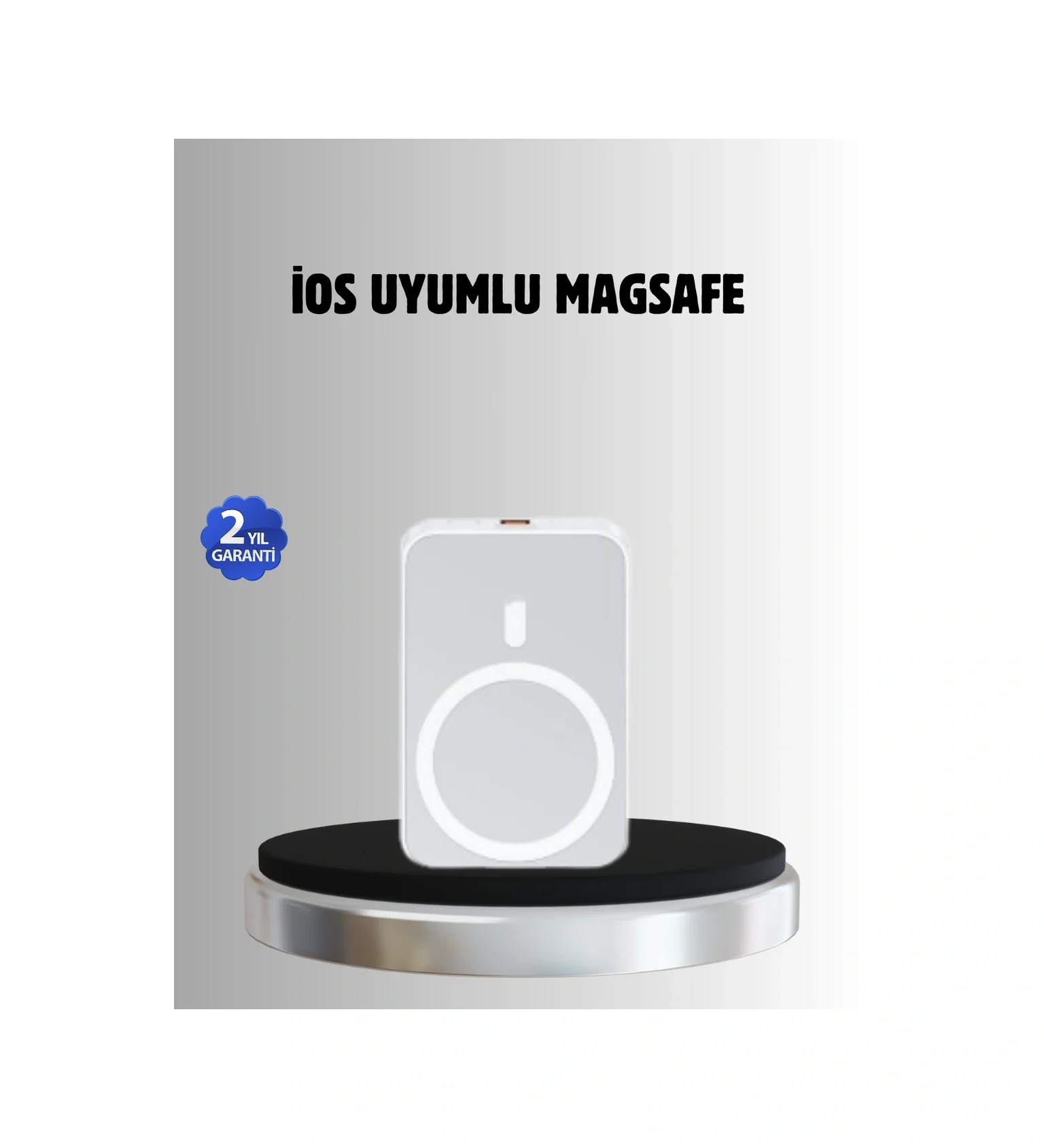 Magsafe Battery Pack Kablosuz Hızlı Şarj, Kompakt Ve Taşınabilir 