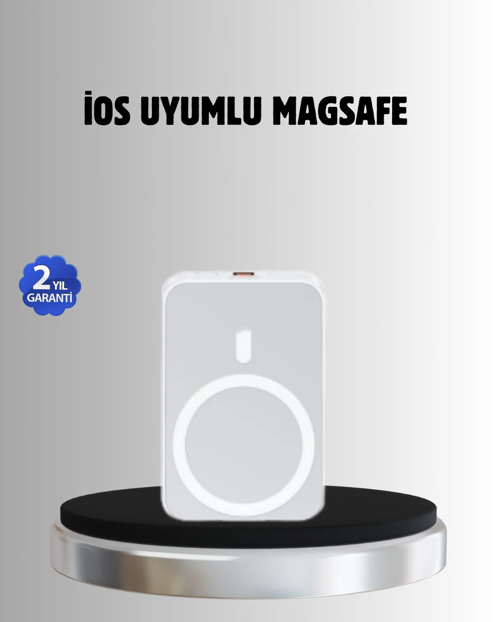 Magsafe Battery Pack Kablosuz Hızlı Şarj, Kompakt Ve Taşınabilir Güç Bankası - Lisinya Diğer