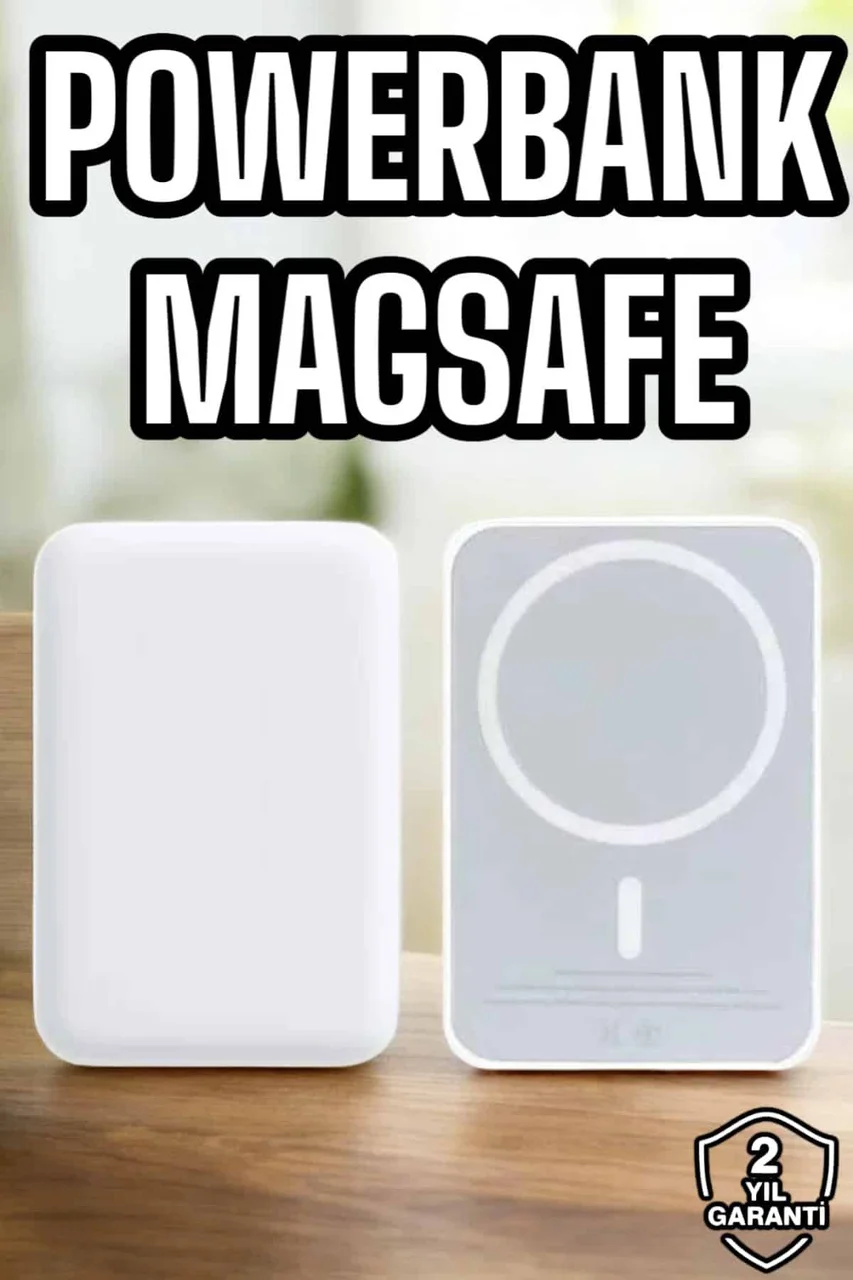 Magsafe Kablosuz Batarya Yüksek Performanslı Manyetik Tasarım Hızlı Şarj - Lisinya Diğer