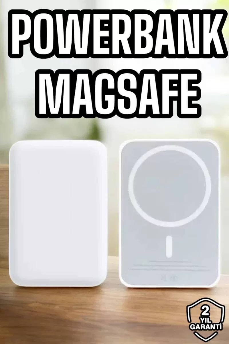 Magsafe Kablosuz Batarya Yüksek Performanslı Manyetik Tasarım Hızlı Şarj - Lisinya