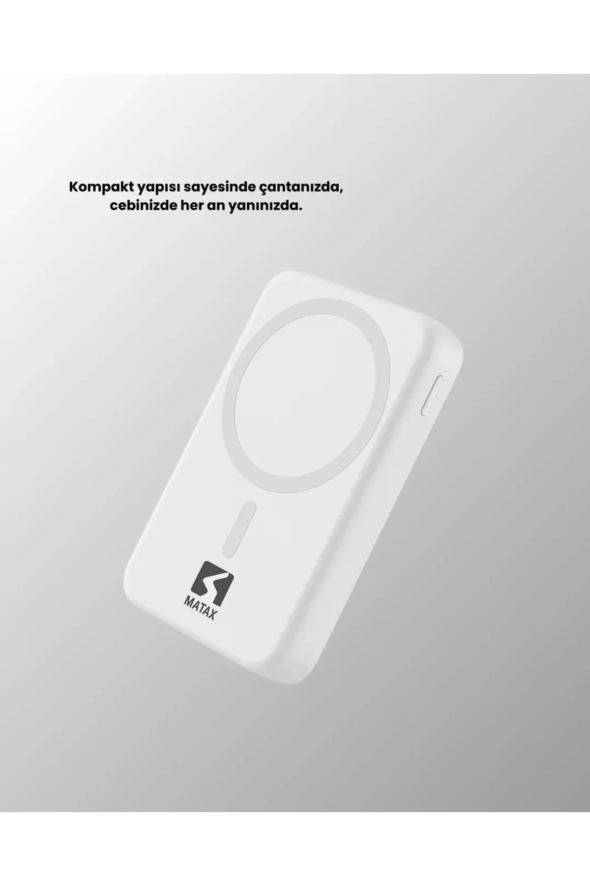 MagSafe Manyetik Powerbank iPhone İçin Hızlı, Kablosuz ve Güvenli Şarj