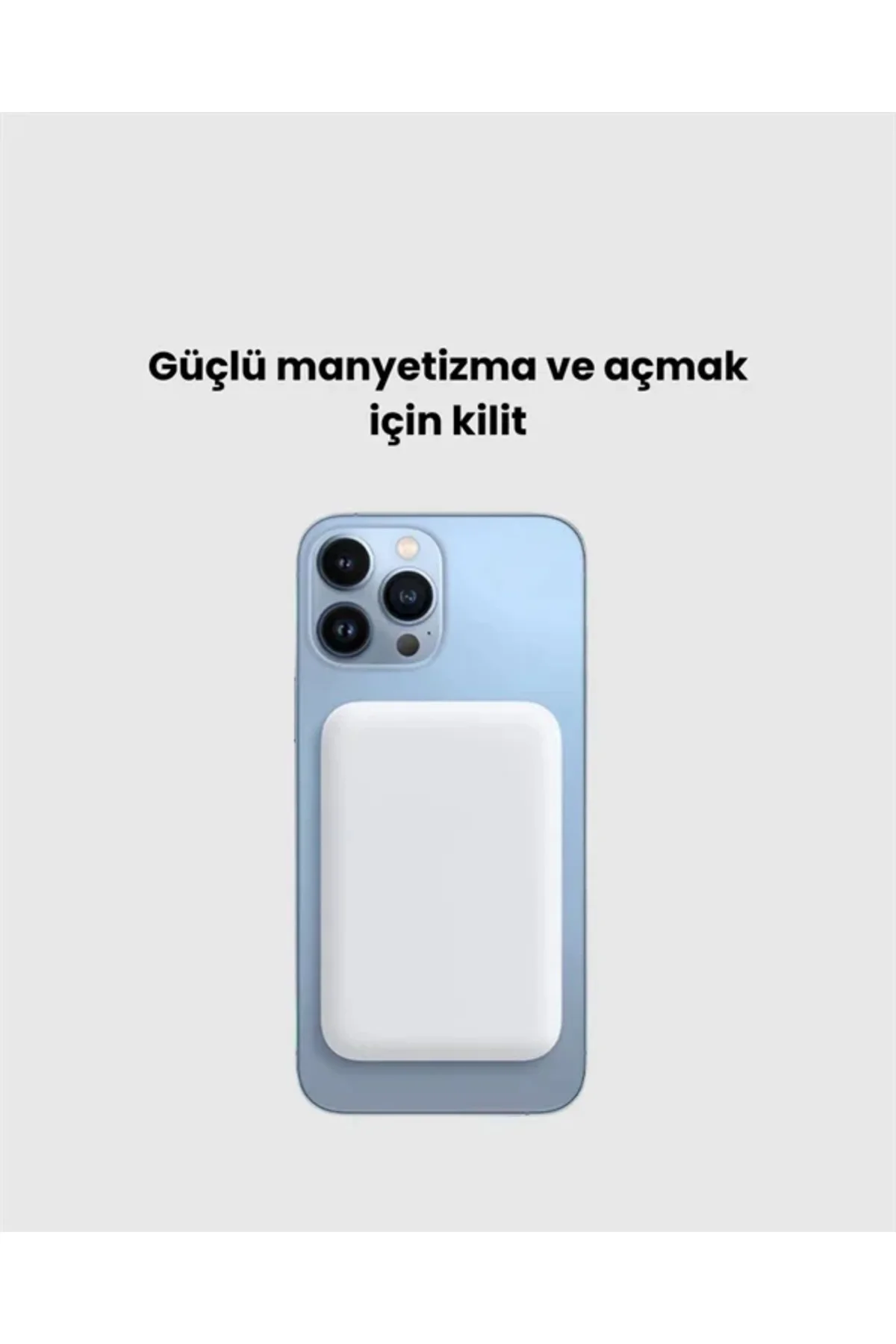 MagSafe Manyetik Powerbank iPhone İçin Hızlı, Kablosuz ve Güvenli Şarj