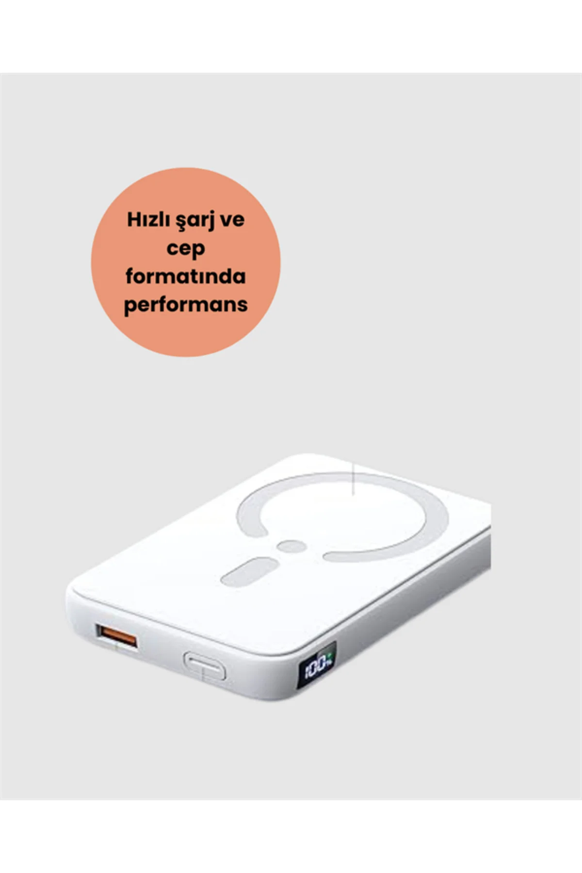 MagSafe Manyetik Powerbank – iPhone İçin Hızlı, Kablosuz ve Güven