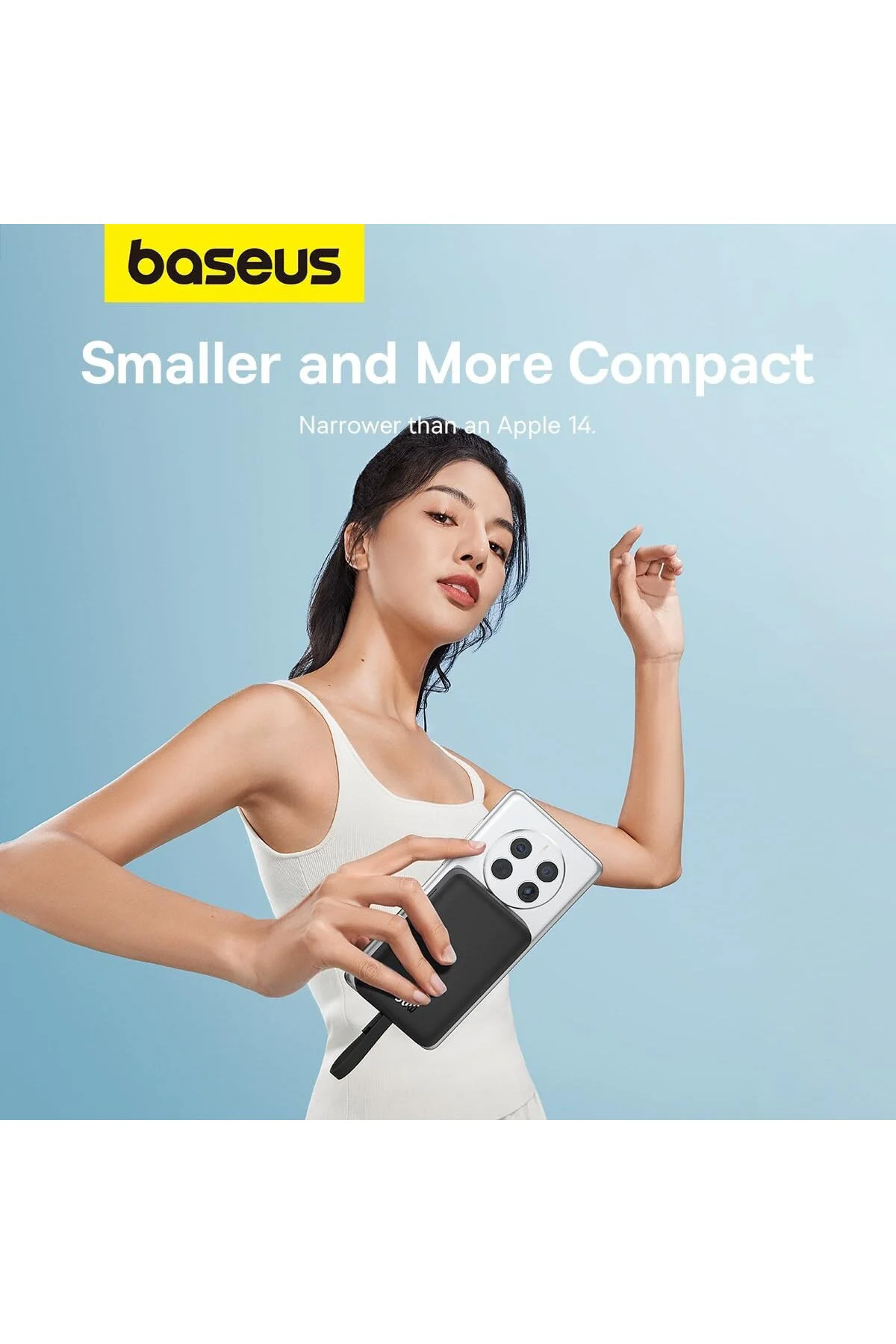 Magsafe Mini Type-C Kablolu Wireless Powerbank 10.000 mAh 30W-Siy