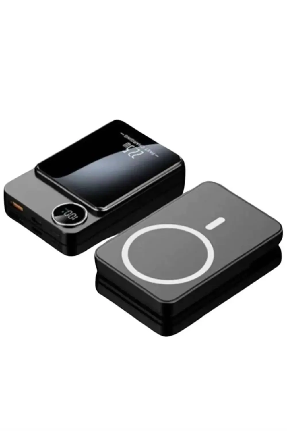 Magsafe Powerbank 10.000 mAh 22.5 Watt Hızlı Şarj Göstergeli Kabl