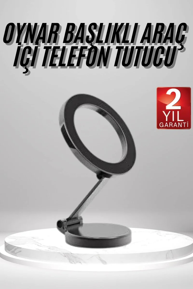 Magsafe Telefon Tutucu 360 Dönebilen - Araç İçi ve Masaüstü Kullanım İçin Ayarlanabilir Tutucu