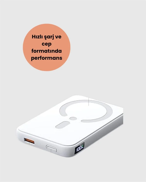 MagSafe Uyumlu 10000 mAh Powerbank