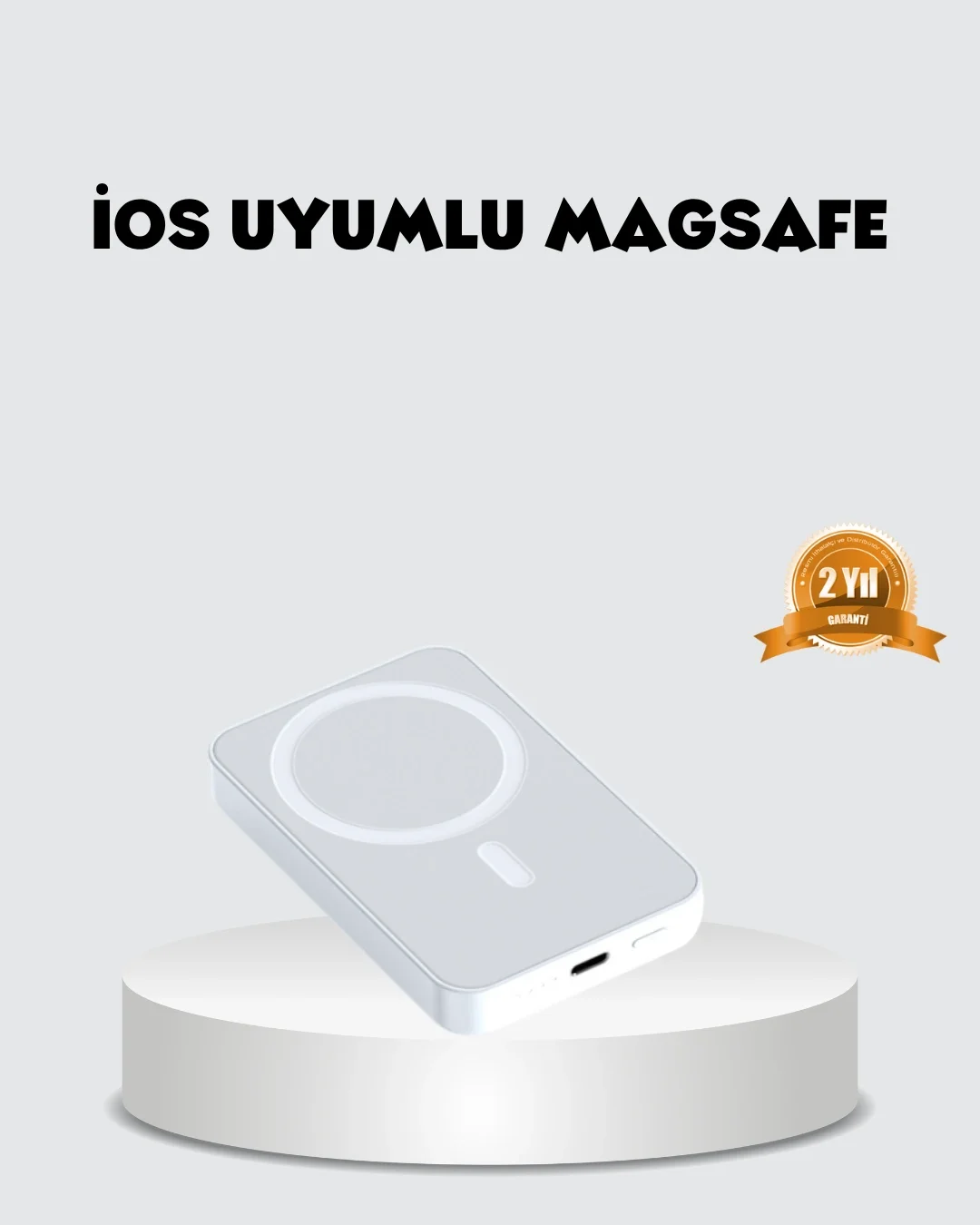 MagSafe Uyumlu Kablosuz Batarya 27W Hızlı Şarj Destekli Kompakt Güç Bankası Fiyatı, Yorumları ve Özellikleri