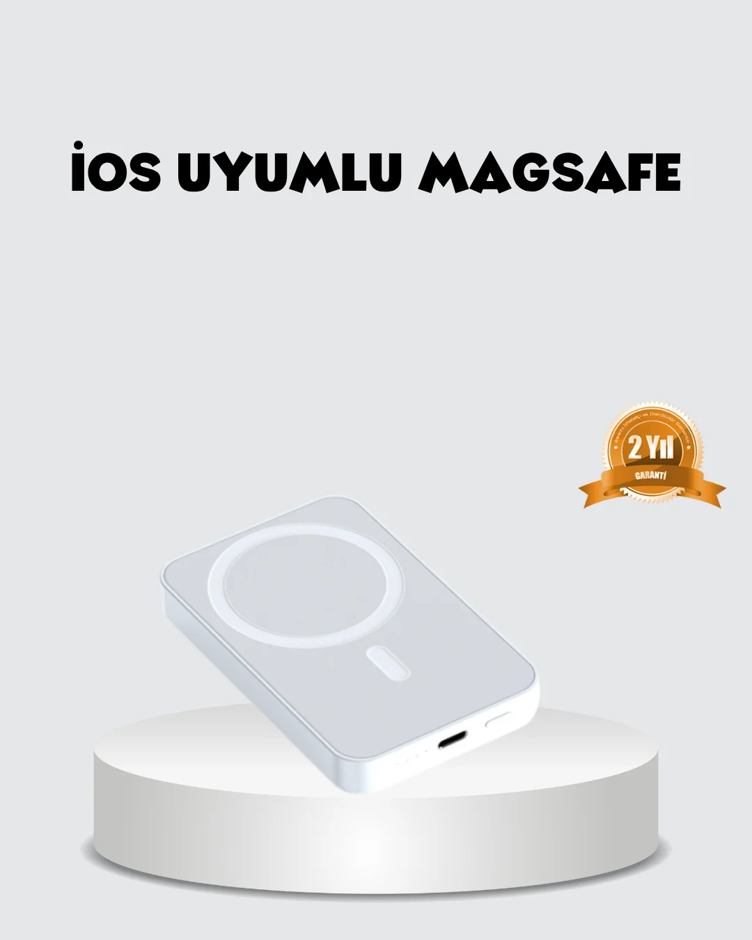 MagSafe Uyumlu Kablosuz Batarya 27W Hızlı Şarj Destekli Kompakt Güç Bankası Fiyatı, Yorumları ve Özellikleri