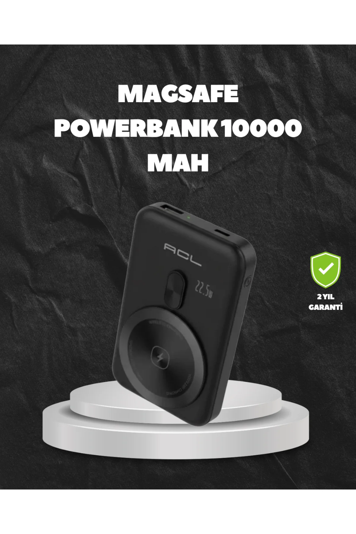 MagSafe Uyumlu Kablosuz Powerbank Taşınabilir Hızlı Şarj