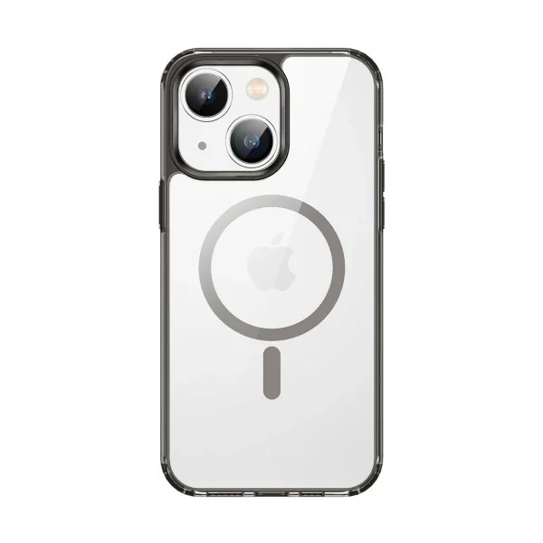 Magsafe Uyumlu Manyetik Silikon Kılıf iPhone 14 6.1 - Sararmaz Şeffaf Kılıf