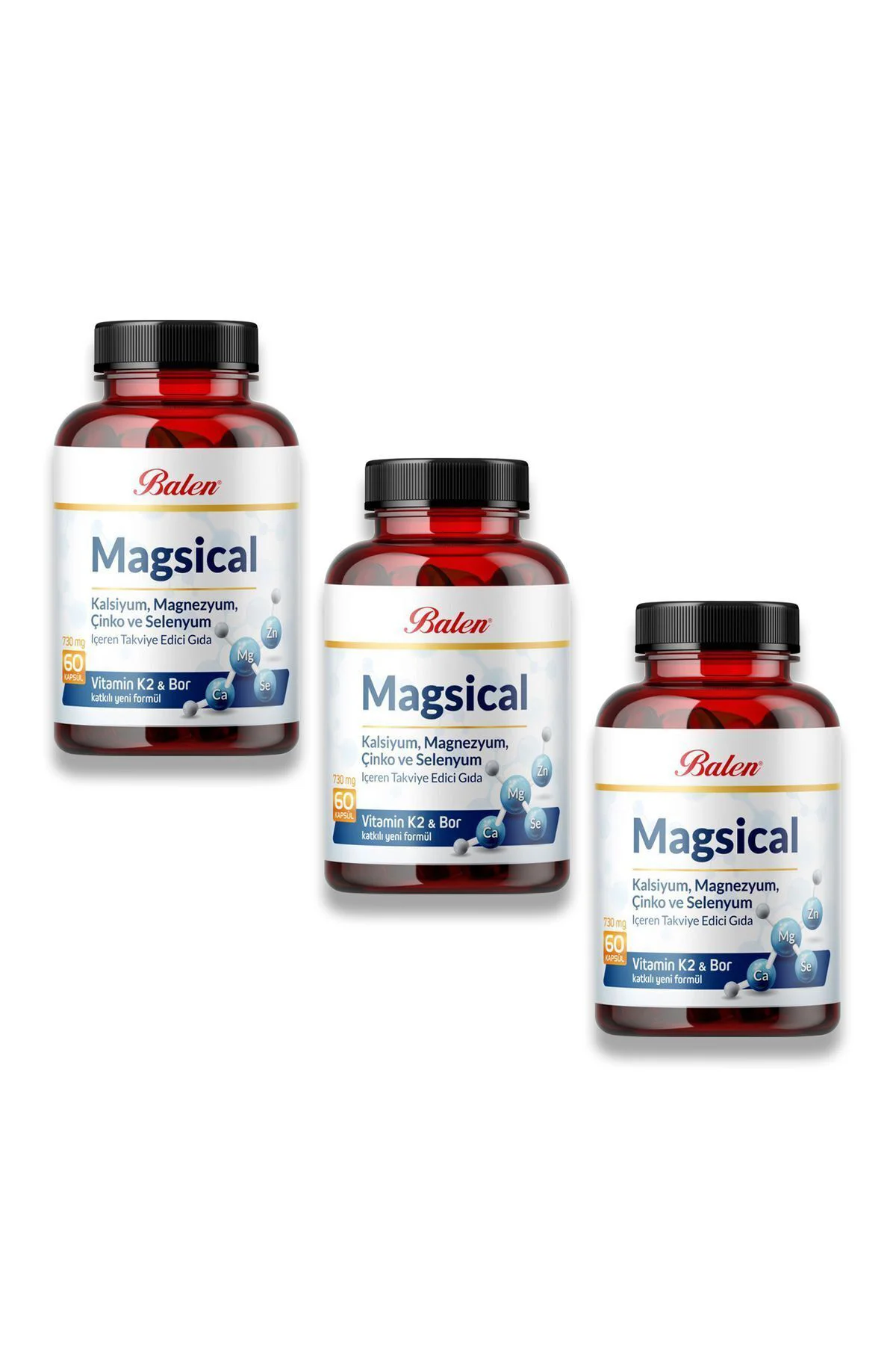 Magsical 730 Mg 60 Kapsül X 3 Adet