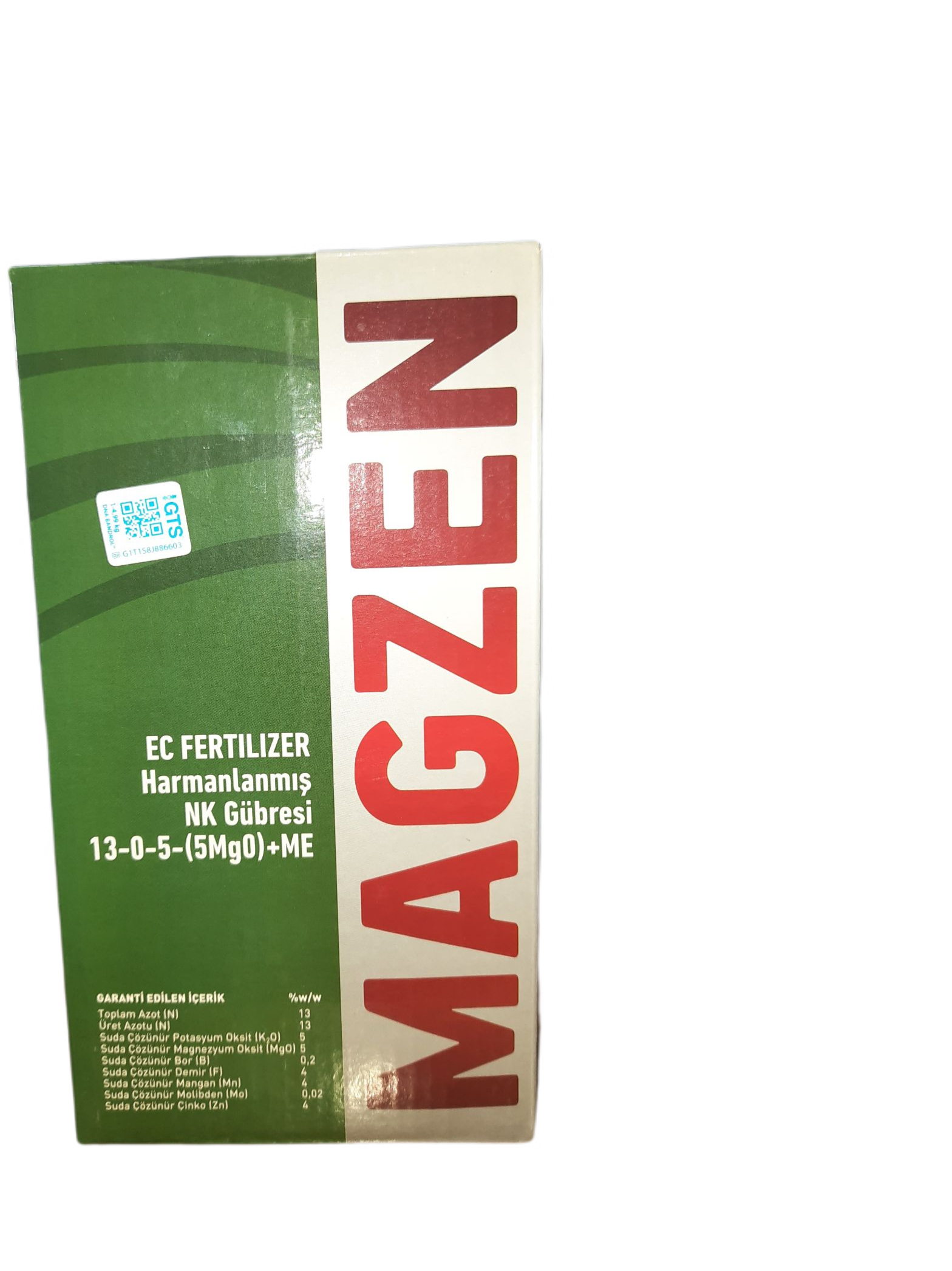MAGZEN HARMANLANMIŞ NPK GÜBRESİ (13-0-5) 1 KG