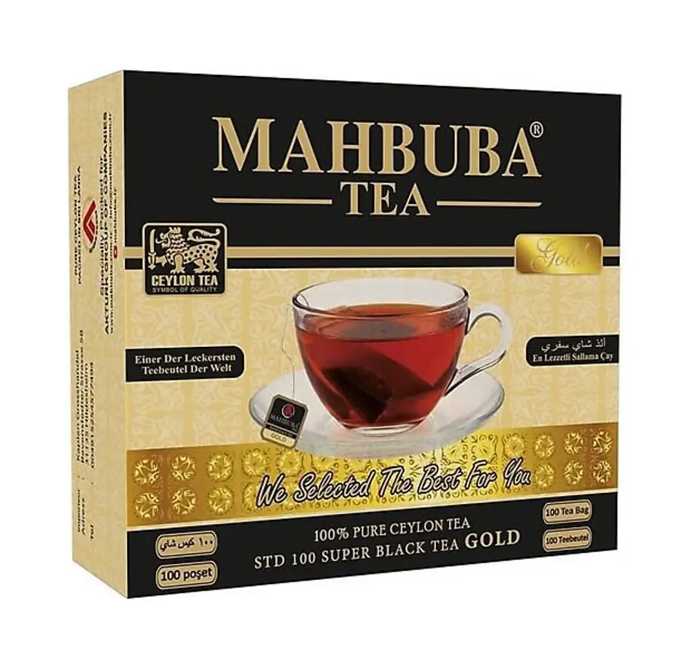 Mahbuba STD 100 Seylan Kaçak Sallama Çay 2g 100’lü x 10’lu Set (T
