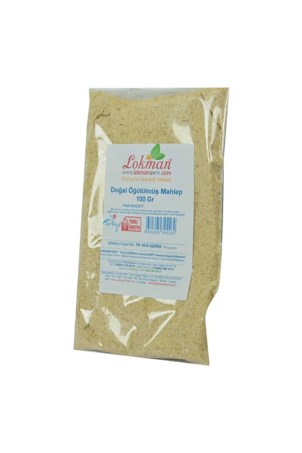 Mahlep Öğütülmüş Saf Doğal 100 Gr Paket