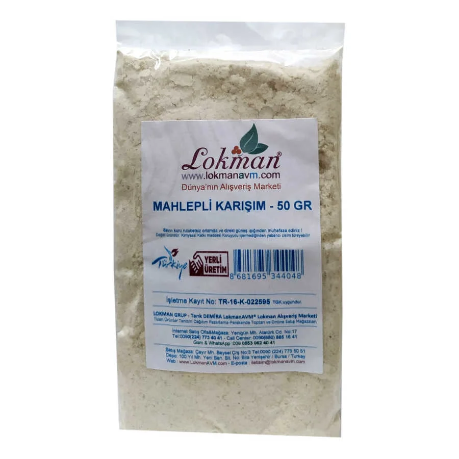 Mahlepli Karışım Pasta Kurabiye Poğaça Katığı 50 Gr - Pratik Tatlı ve Kahvaltılık Hazır Karışım