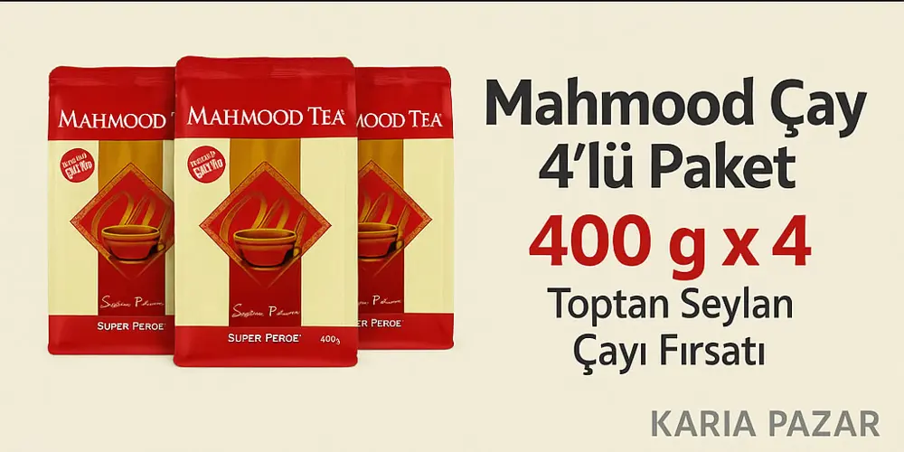 Mahmood Çay 4’lü Paket 400g X4 | Toptan Seylan Çayı Fırsatı