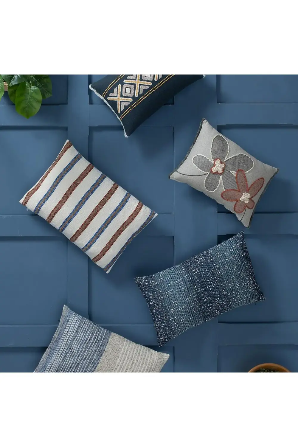 Main Dekoratif Kırlent 35*55 cm Mavi