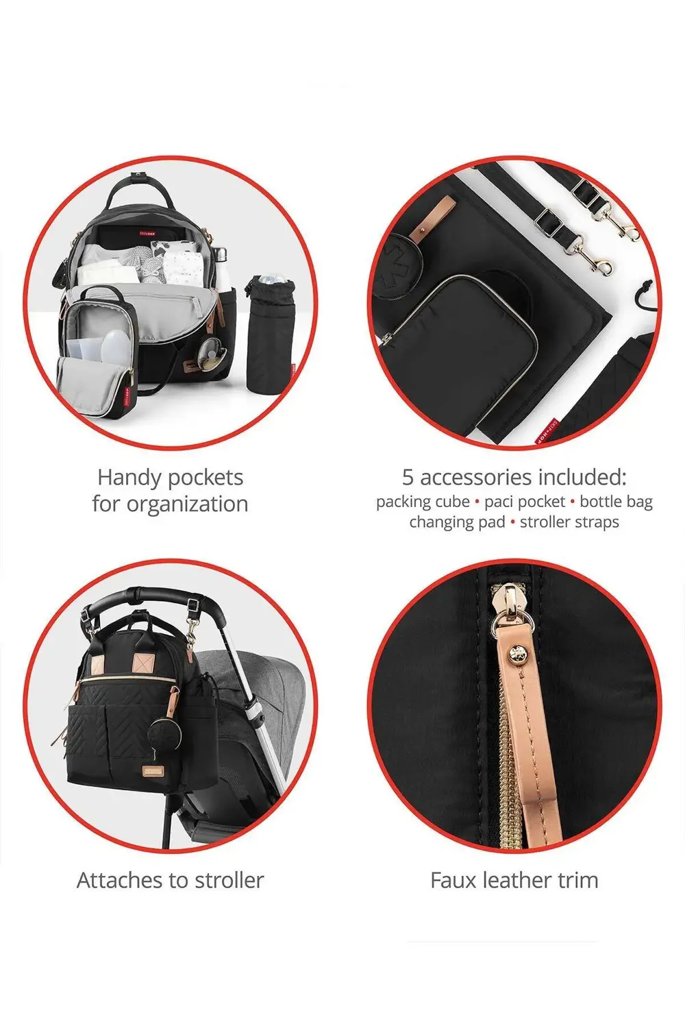 Main Frame 6 Bölmeli Sırt Çantası – Siyah