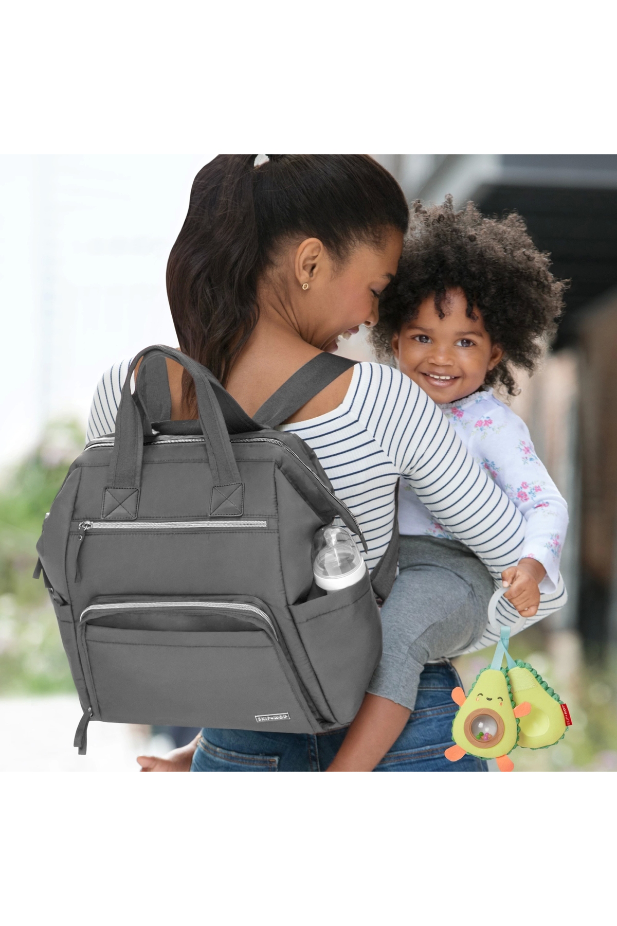 Skip Hop Main Frame El Çantası Charcoal