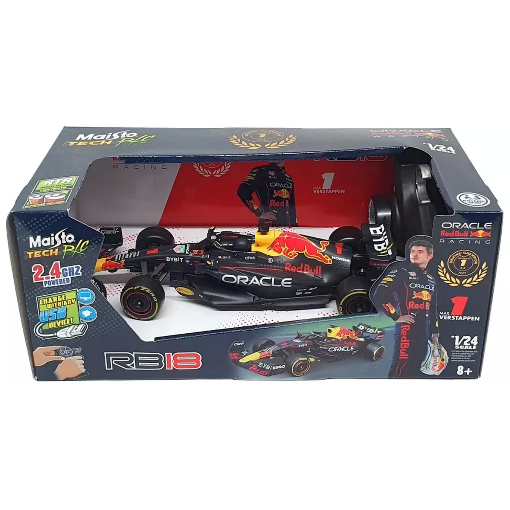 Maisto 1/24 F1 Red Bull RB18 RC Car 2.4GHZ Maisto 1/24 F1 Red Bull RB18 RC Car 2.4GHZ