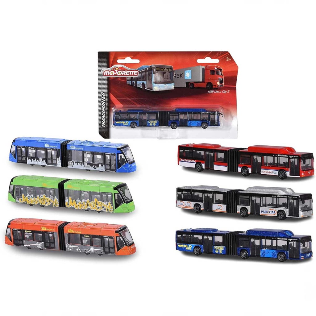 Majorette Transporter Toplu Taşıma Aracı Metal Model 212053303 Majorette Transporter Toplu Taşıma Aracı Metal Model 212053303