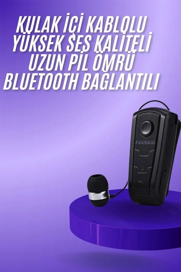 Makaralı Bluetooth Kulakiçi Yaka Kulaklığı Kablosuz Kulaklık Makaralı Bluetooth Kulakiçi Yaka Kulaklığı Kablosuz Kulaklık