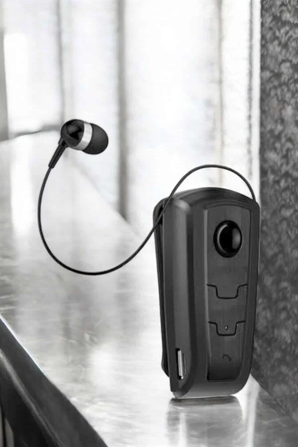 Makaralı Bluetooth Kulaklık - Android iOS Uyumlu, Titreşimli ve Uzun Pil Ömrü