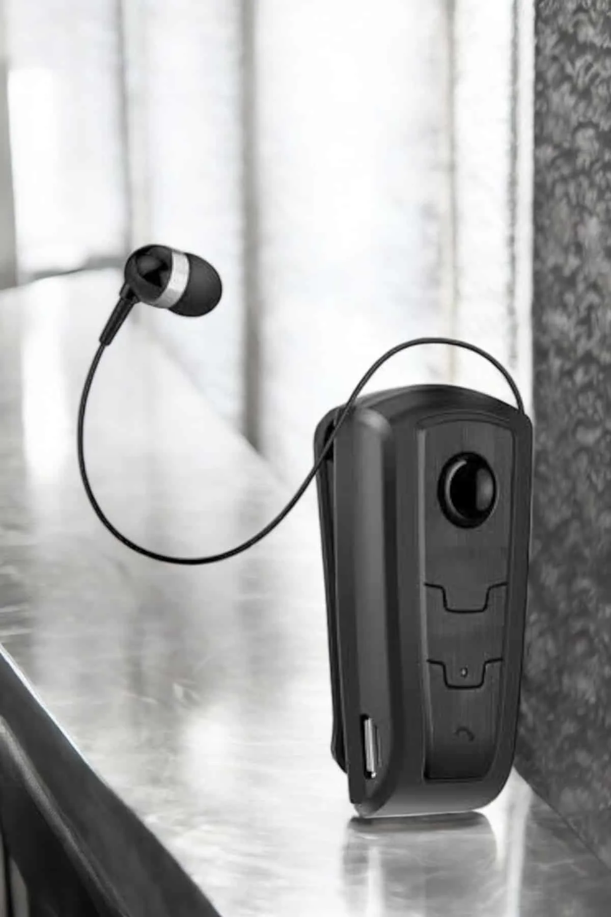 Makaralı Bluetooth Kulaklık Kulak İçi Android iOS Uyumlu Titreşimli
