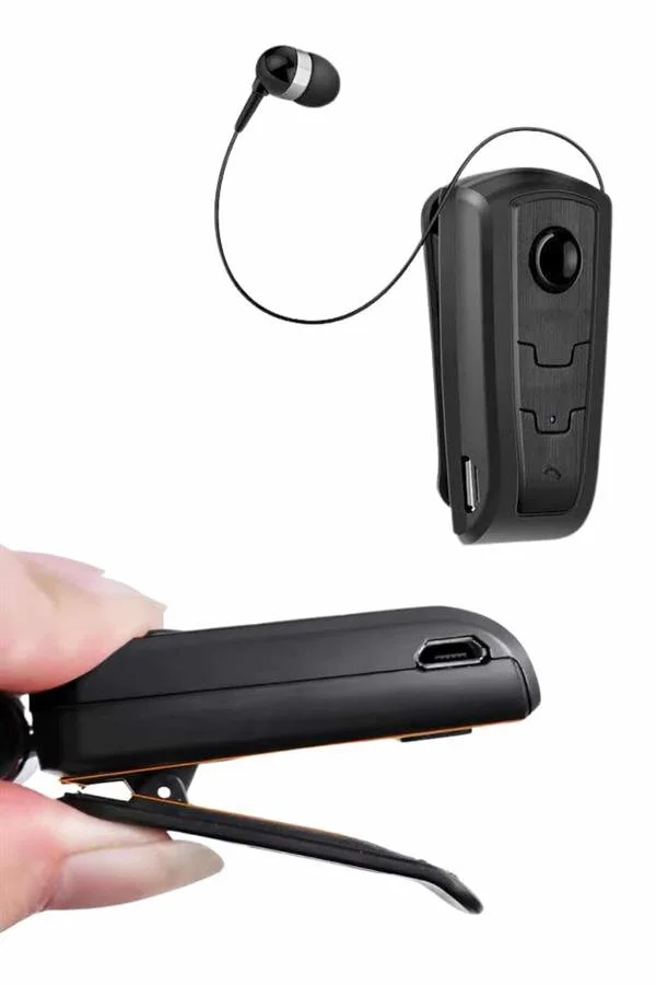 Makaralı Bluetooth Kulaklık - Kablosuz Kulakiçi Yaka Kulaklığı ve Gürültü Engelleme