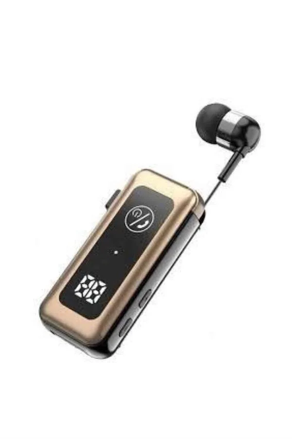 Makaralı Bluetooth Kulaklık - TF Kart Desteği, Dijital Ekran ve 20 Saat Pil Ömrü