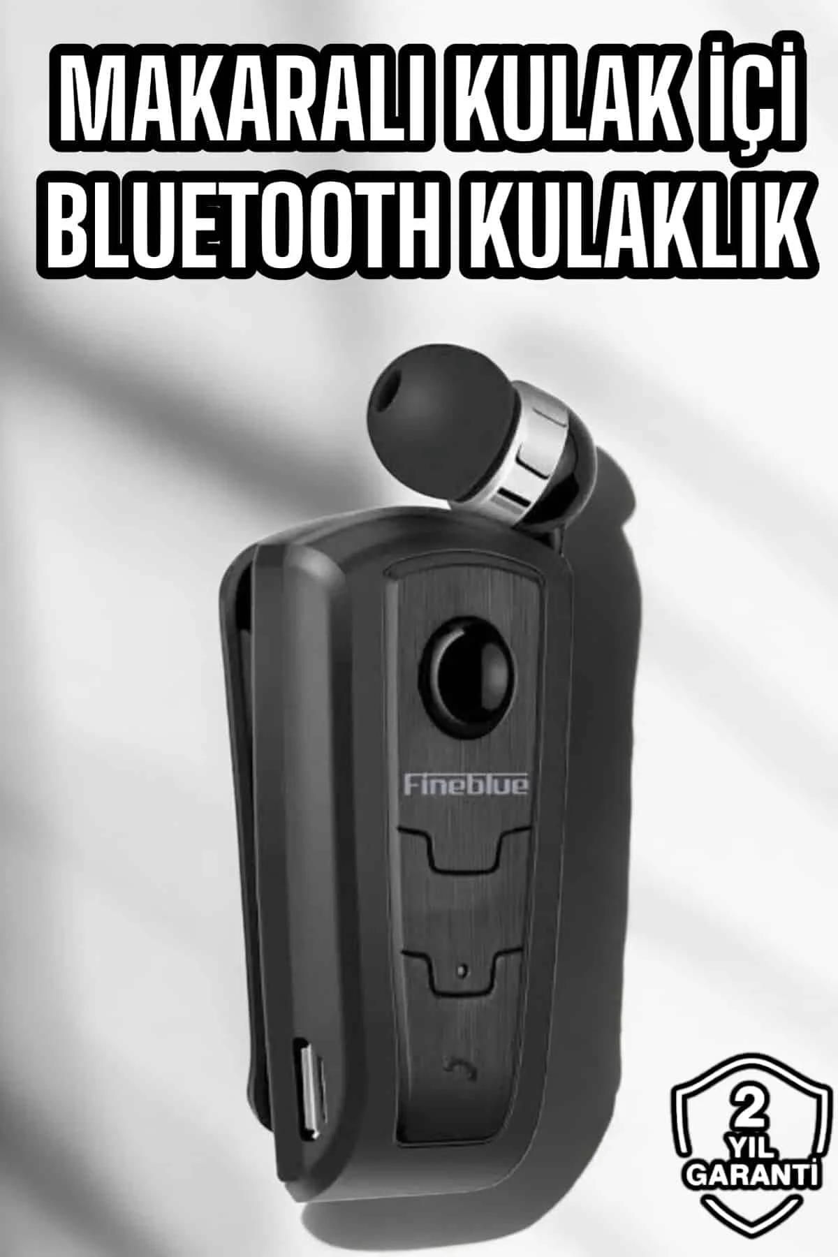 Makaralı Bluetooth Kulaklık Kulak İçi Android iOS Uyumlu Titreşimli Makaralı Bluetooth Kulaklık Kulak İçi Android iOS Uyumlu Titreşimli